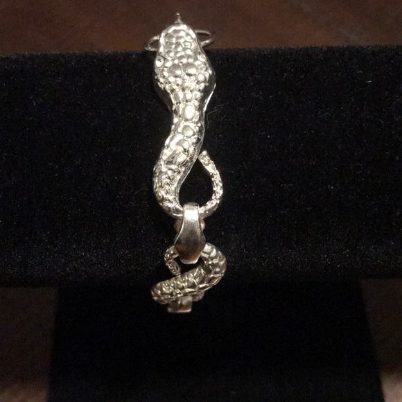 ‼️LAST DAY‼️🥳HP! 925 Sterling Silver Snake Bracelet - Picture 2 of 8